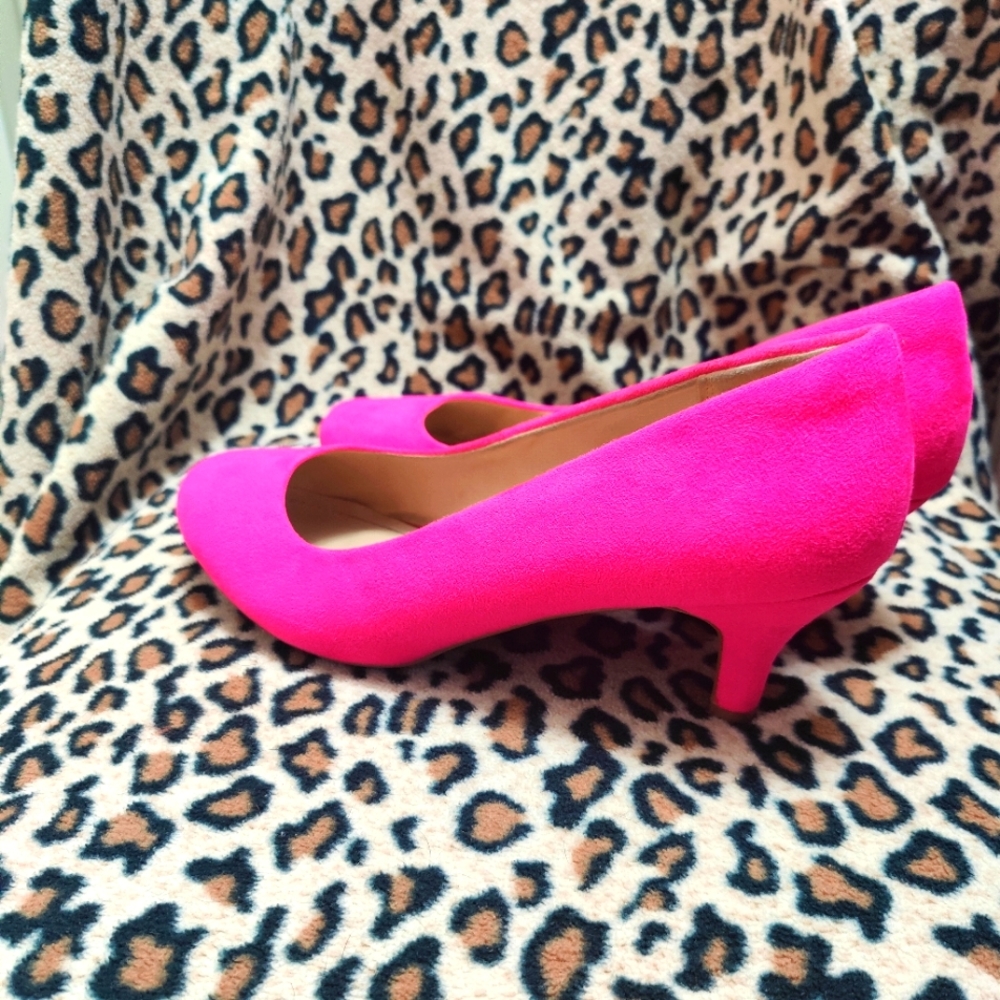 💋Hot Pink Kitten Heels